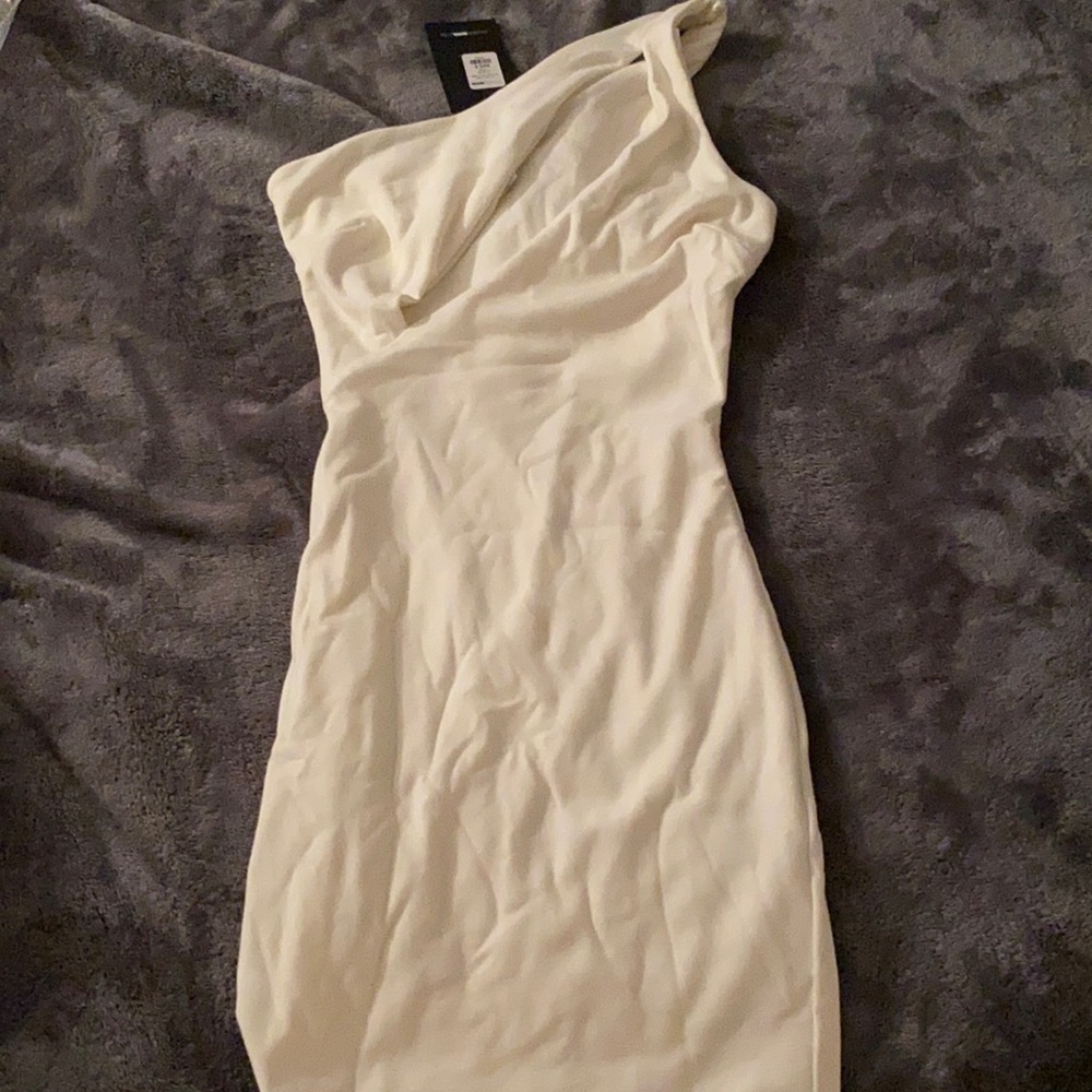 White mini dress